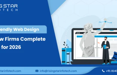 Website structure example in SEO-Friendly Web Design for Law Firms with navigation and practice areas